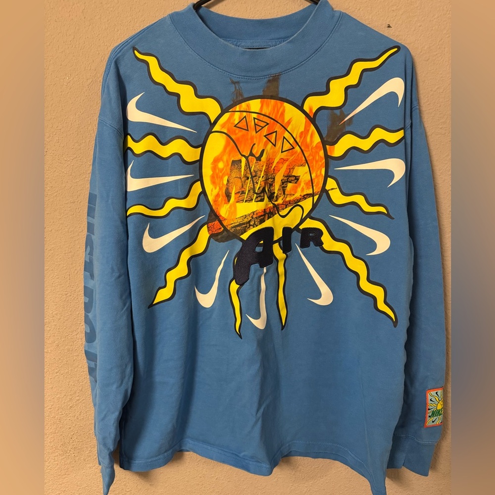 Nike Air Travis Scott Long Sleeve Shirt- Medium